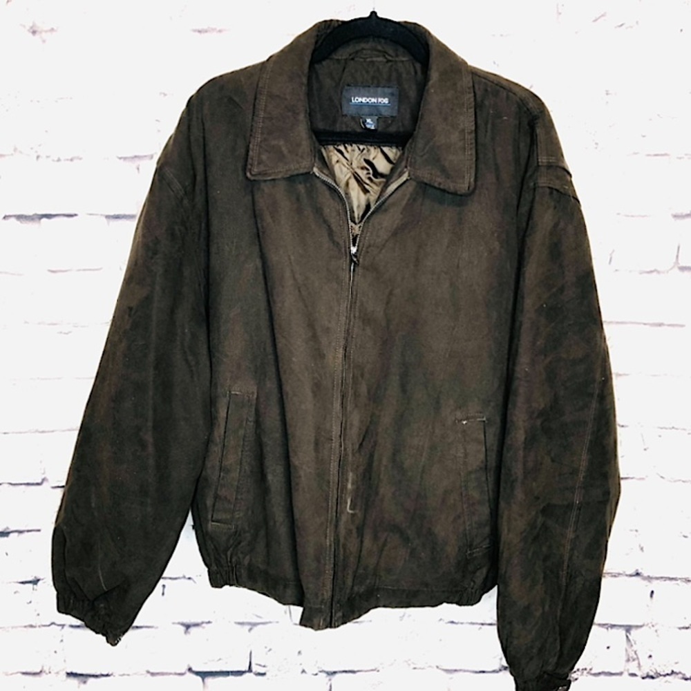 London Fog All Weather Bomber Style Zip Up Jacket